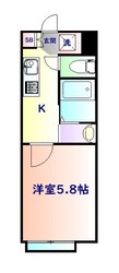 南仙台駅 徒歩9分 1階の物件間取画像